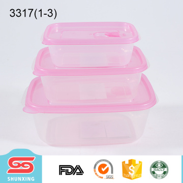 Low price fresh keeper kitchenware plastic container food with good material